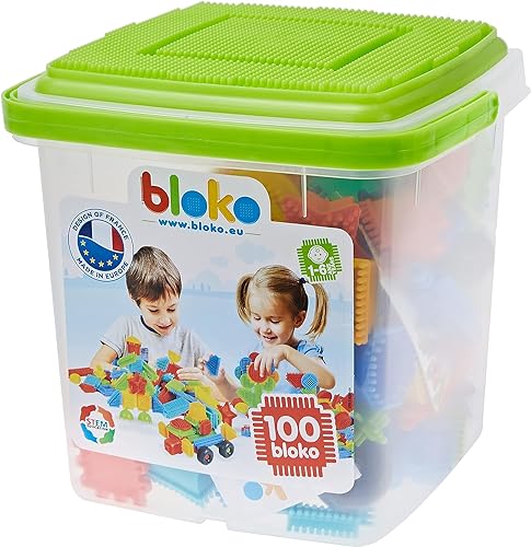 BLOKO Barril de 100 Placa Verde, Color, 232321 (MBI International 503553)