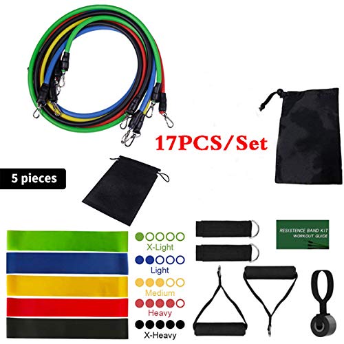 BABYONLINE D.R.E.S.S. Yoga Band Tube Resistance Bands Set Fitness Elastic Rubber Band Training Worko BABYONLINE D.R.E.S.S. Yoga Band Tube Resistance Bands Set Fitness Elastic Rubber Band Training Worko