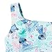 Disney Lilo & Stitch Little Girls One Piece Bathing Suit Floral Blue 5