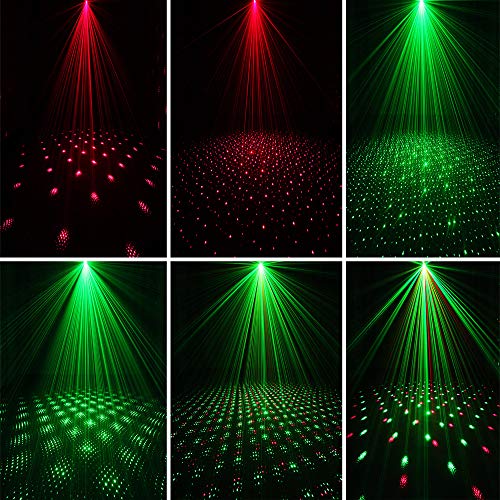 Party Lights Strobe Stage Lights Disco Dj Lights Sound Activated With Remote Control Projection Effect For Karaoke Ktv Club Parties Wedding Bar Festivals Stage Birthday Dancing Christmas #TOP1