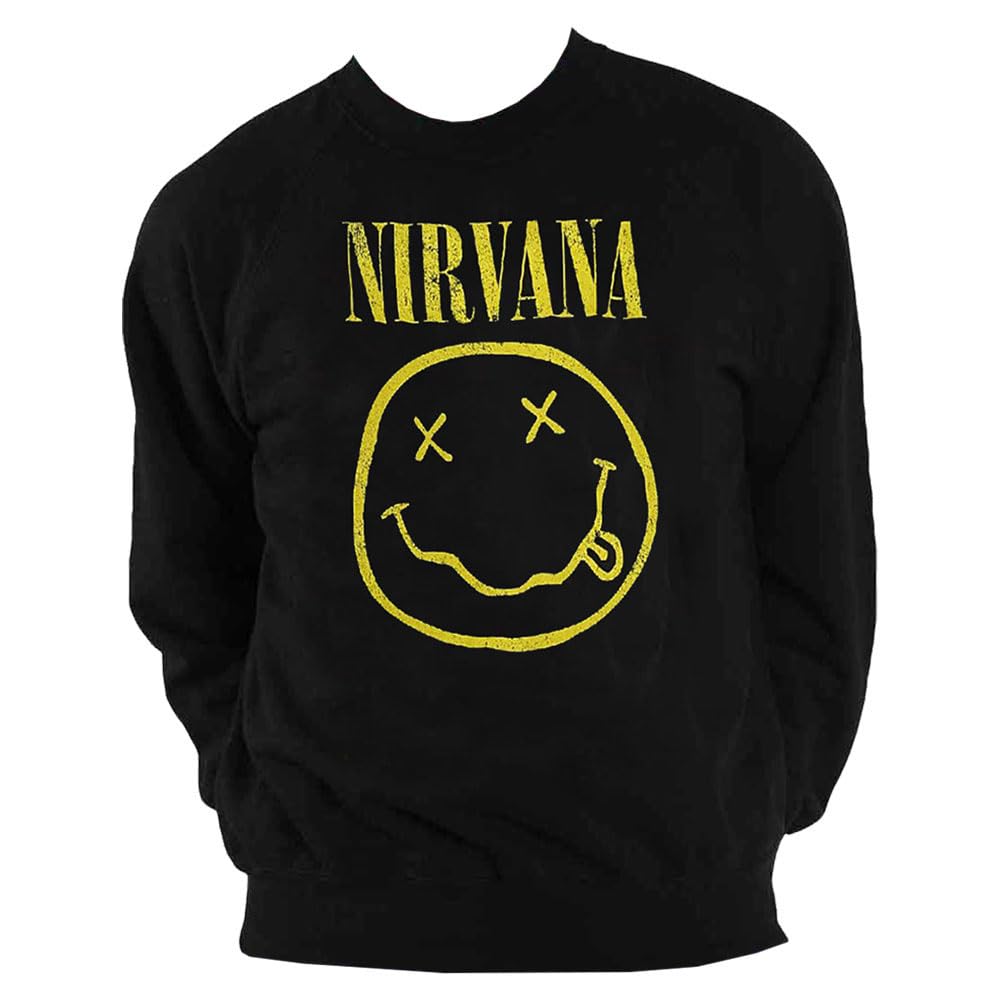 Rock Off officially licensed products Bluza Nirvana Yellow Grunge Face