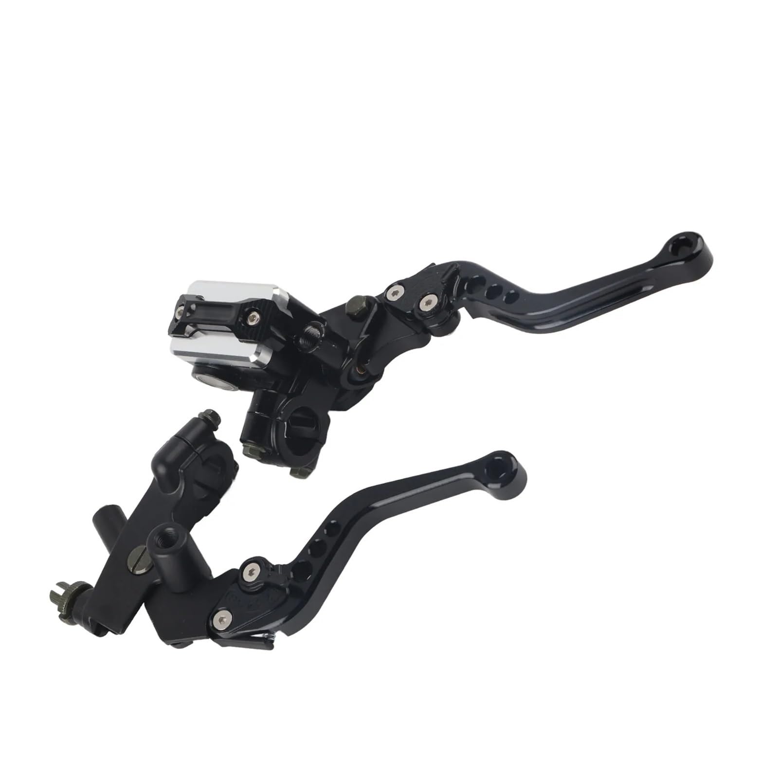 1 paire de leviers d'embrayage frein universels 7/8" (22 mm) pour réservoir maître-cylindre pour moto