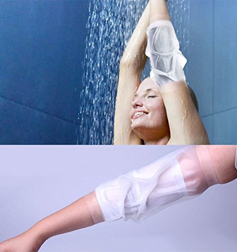 JetStar Waterproof PICC line Protector for Shower, Middle Arm Albow Cast Cover for Adult Kids, (Weight: 88-210 lb) (L)
