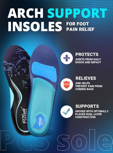 PCSsole Arch Support Shoe Inserts Review