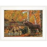 Trendy Decor 4U ED400-226G Peaceful Retreat Wall Art By Ed Wargo - Rustic Nature 15' H x 19' W