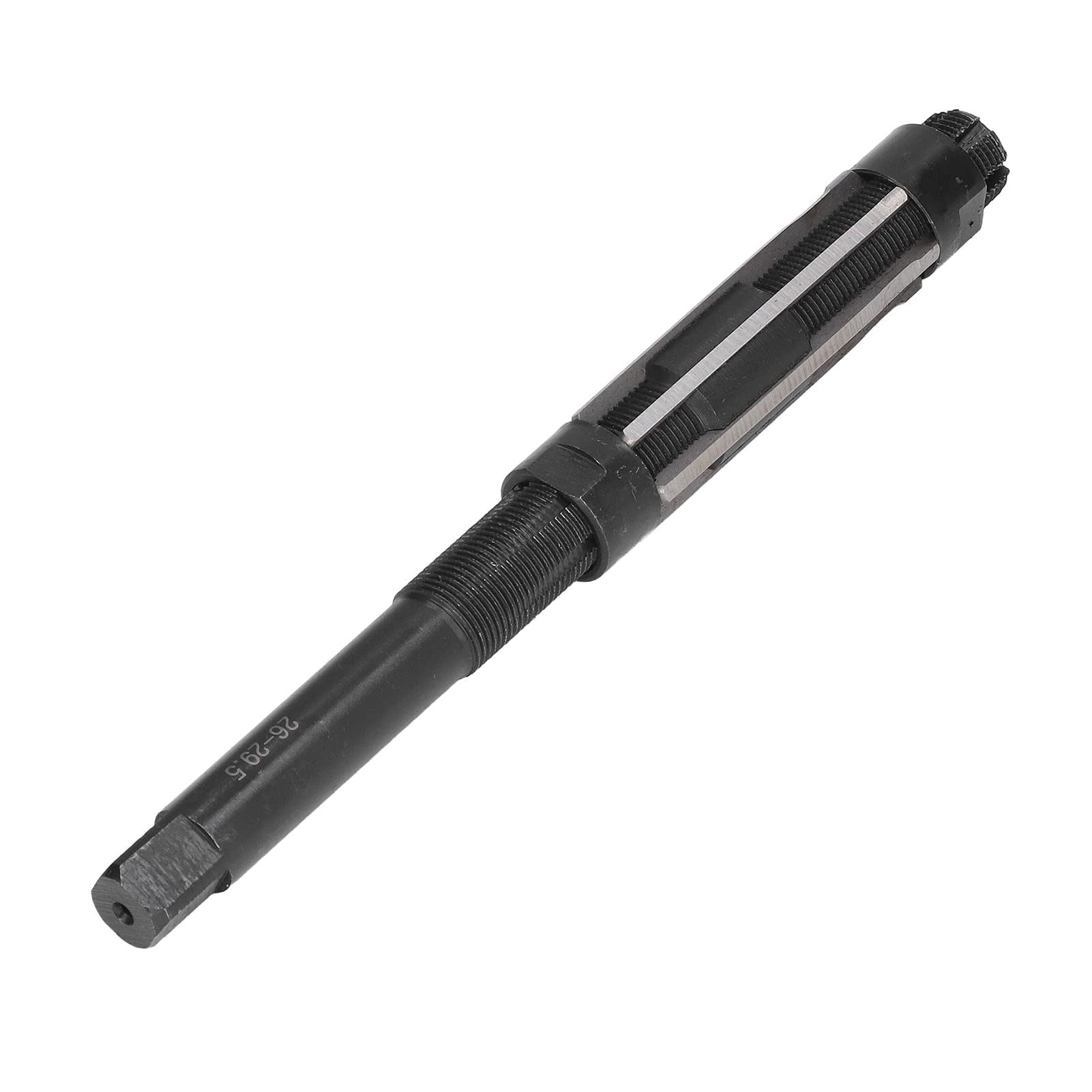 Einstellbare Reibahlen, 6-schneidiges Design 26‑29,5 mm Hohe Schleifgenauigkeit Arbeitssparende Handreibahle mit Universalschaft für Metall