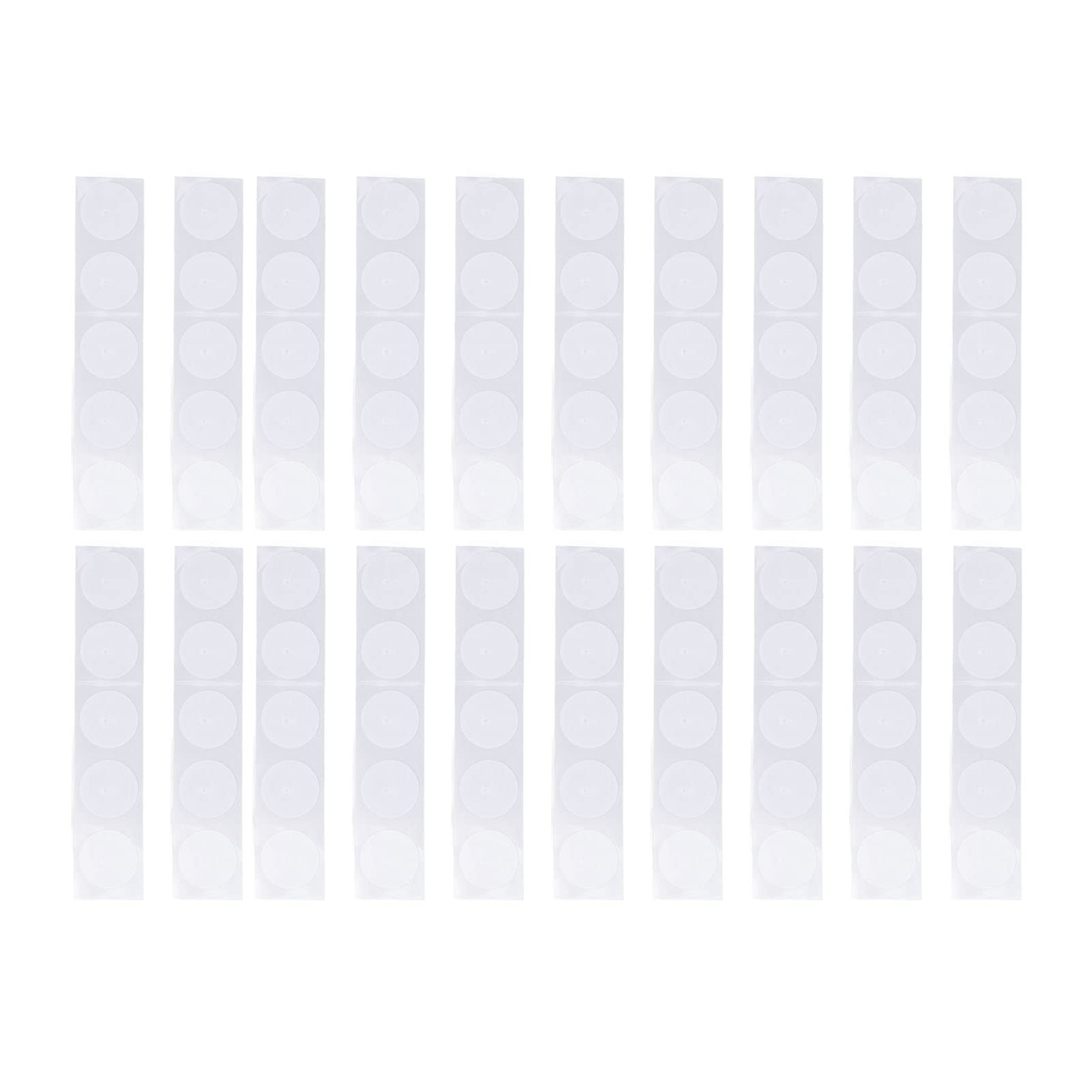 FLEXMAN 50Pcs 13.56MHz NFC RFID Sticker Tag, 1 504 Byte Repeatable Written High Frequency IC UID Label, Waterproof NFC Sticker Label for Access Control Staff Attendance