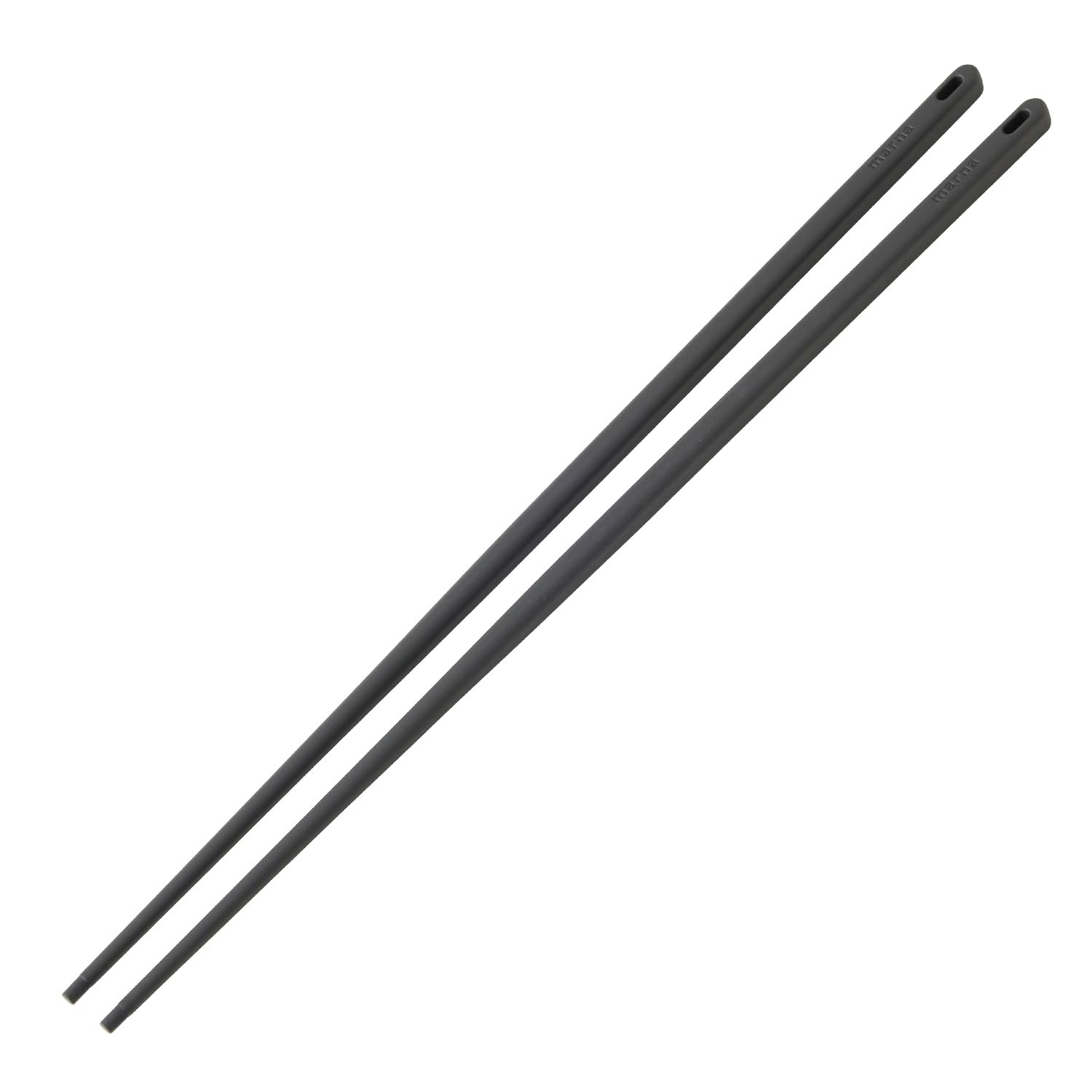 Marna K801DGY Chopsticks, Easy to Grip, Non-Slip, Light Weight, Heat Resistant, Silicone, Dishwasher-Safe, Cooking Chopsticks, Kitchen Tool, Dark Gray : Home & Kitchen