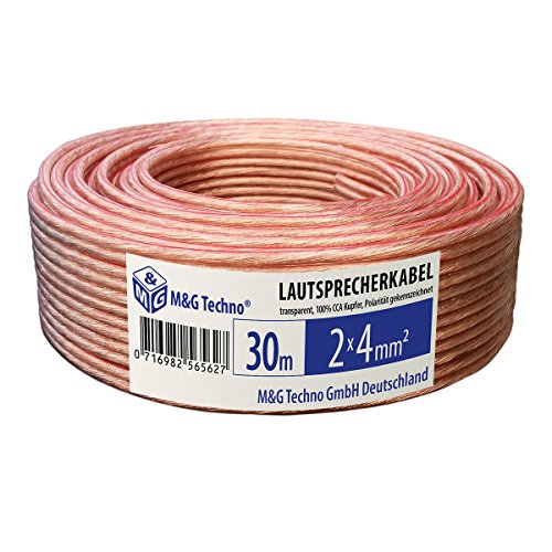 Preisvergleich Produktbild M&G Techno® Lautsprecherkabel