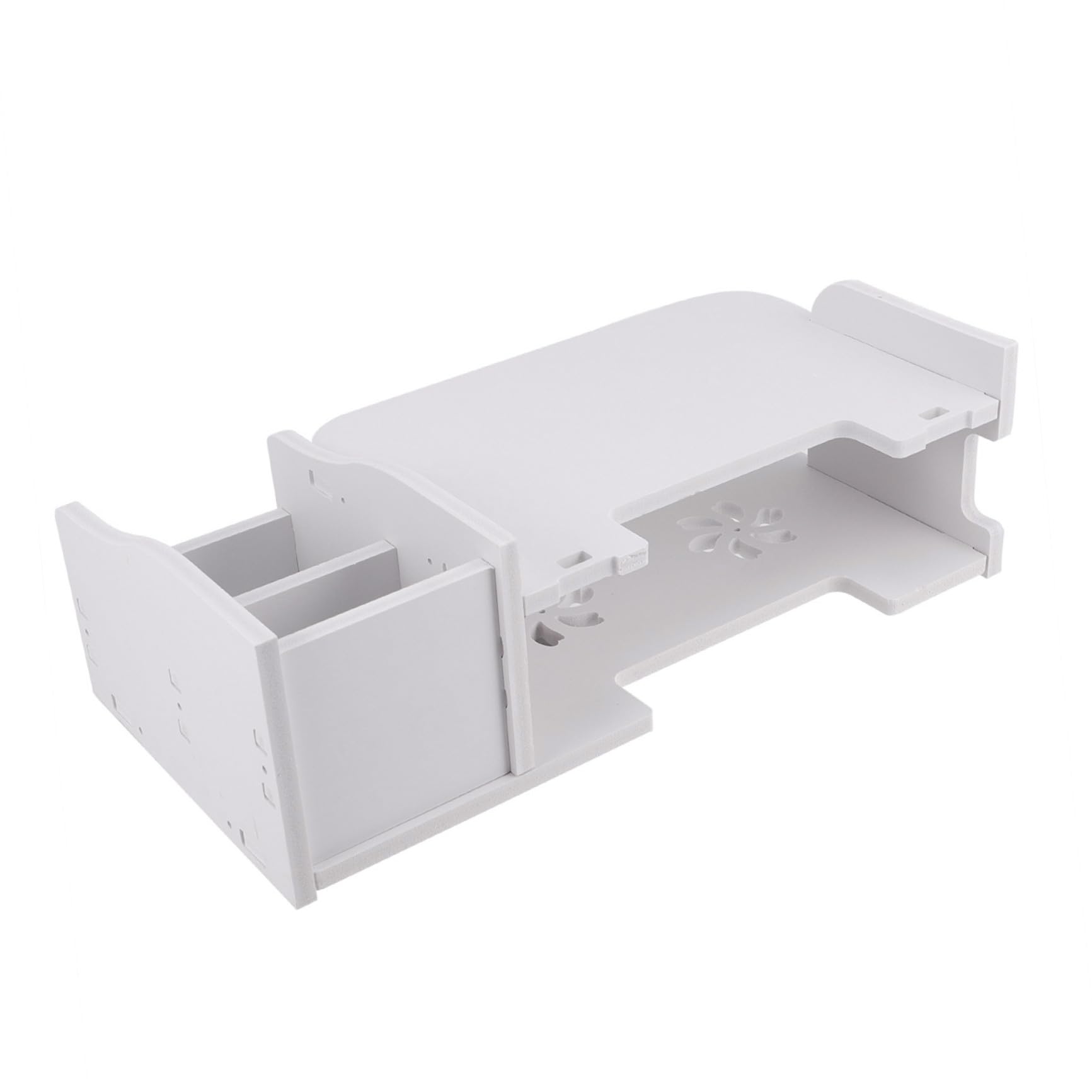 NUOBESTY Mensola Galleggiante Per Supporto Console Mensola Stb Box Supporto Router Montaggio A Parete Galleggiante