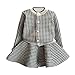 C&M Wodro Girls Dress, Autumn Winter Toddler Kids Plaid Knitted Sweater Dress Set Baby Girls Coat Tops+Skirt Set (Black, Size 11 (4-5 Years))
