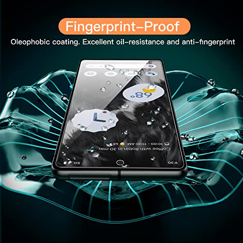Image of JETech Tempered Glass Screen Protector Guard for Google Pixel 7 with Easy Installation Tool, Fingerprint Compatible, HD Clear, 3-Pack