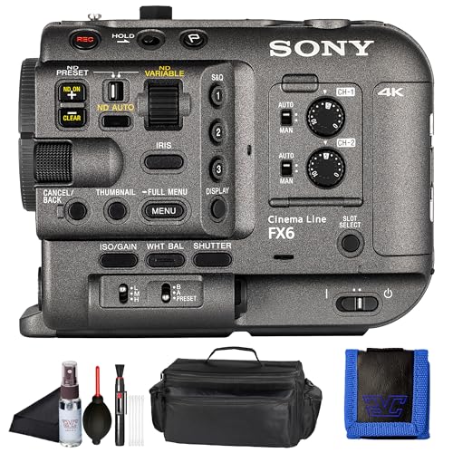 Sony FX6 Full-Frame Cinema Camera Body (ILME-FX6V)