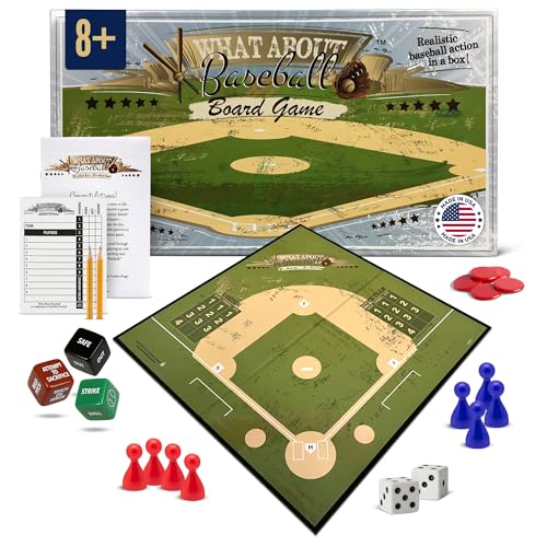 What About Baseball Board Game, Baseball...