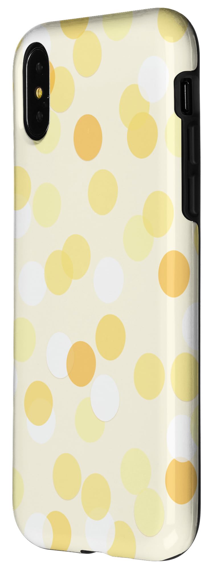 Amazon.co.jp: 審美的な黄色のドットパターン。 スマホケース iPhone X