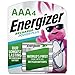 Energizer Rechargeable 9V and AAA Batteries (4 Count)