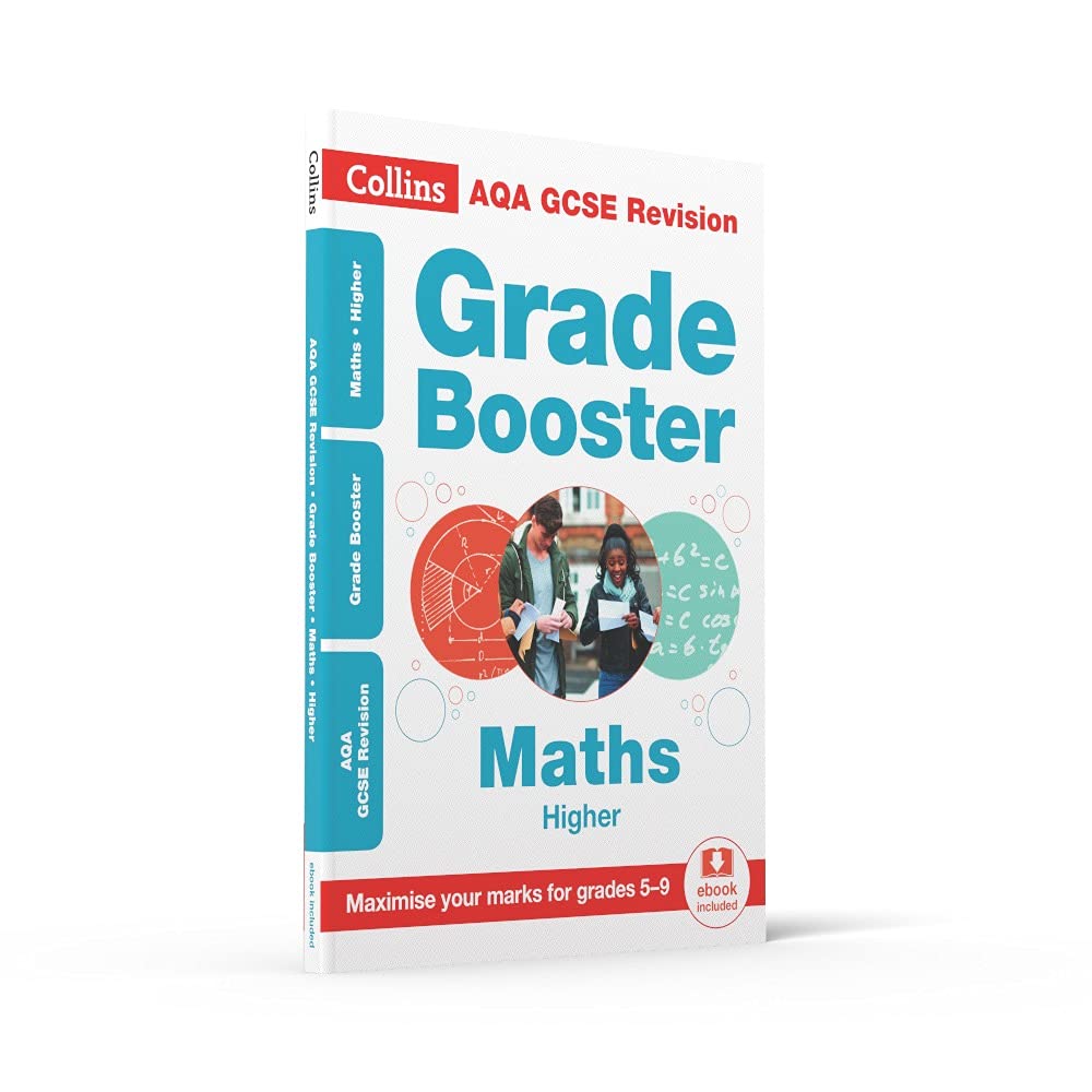 AQA GCSE 9-1 Maths Higher Grade Booster (Grades 5-9): Ideal for home learning, 2021 assessments and 2022 exams (Collins GCSE Grade 9-1 Revision)