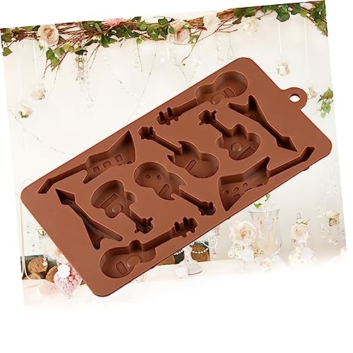 Molde para cubitos de hielo en forma de guitarra miniatura 3