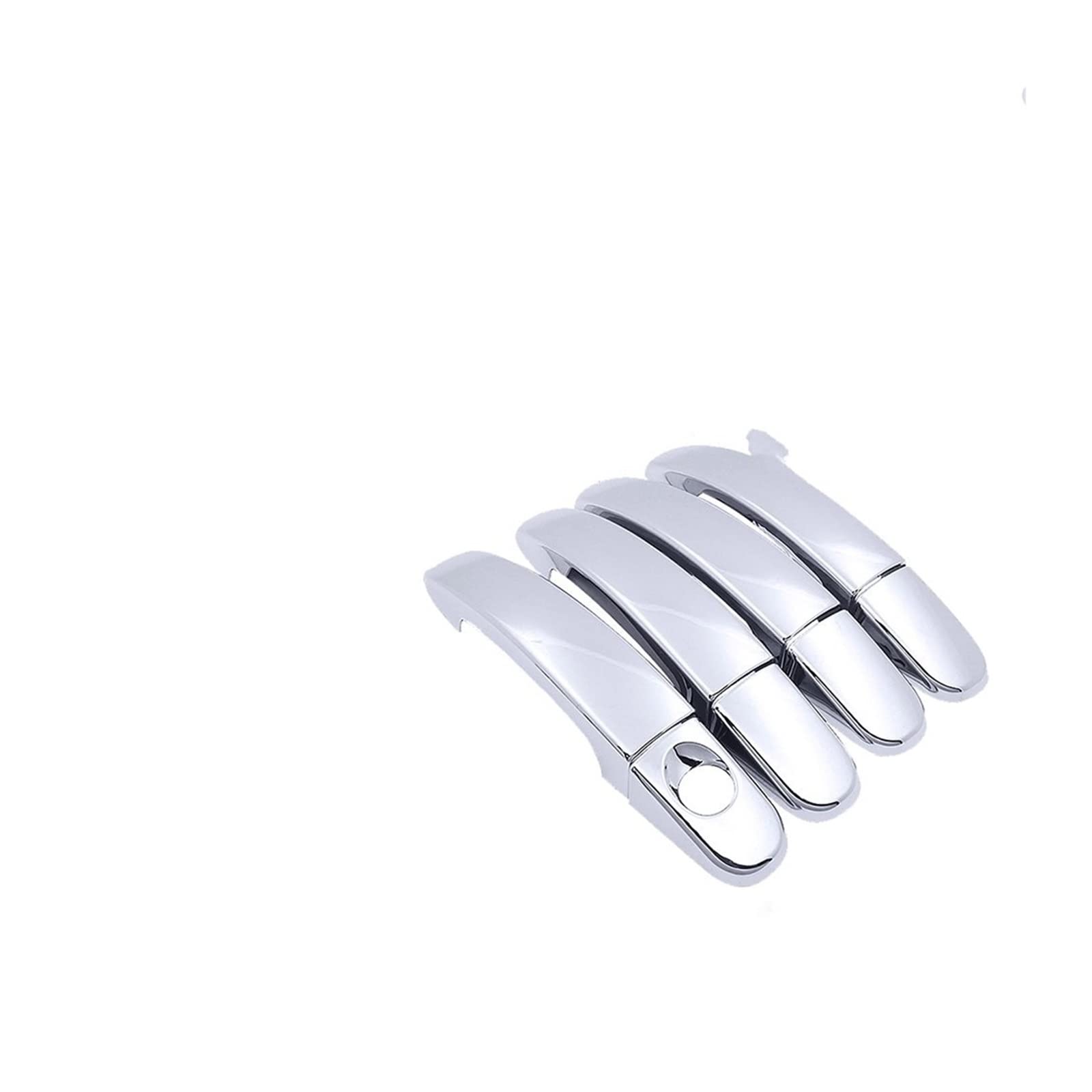 Qwqthgs One Color Car Exterior Door Handle Cap For C-Max C Max Mk2 2011-2019 Chrome Door Handle Cover Car Accessories Stickers Trim Set