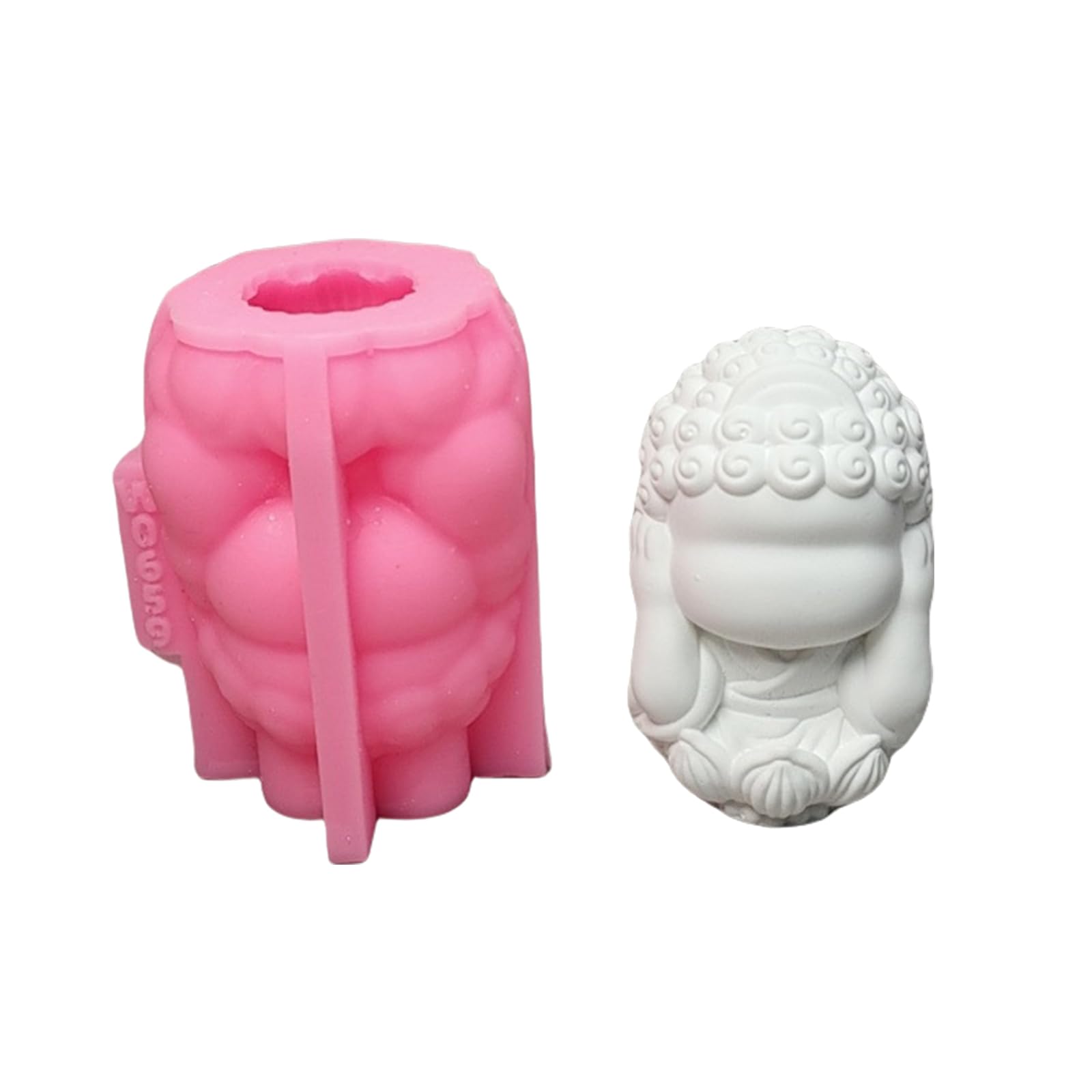 Buxuaaaa Religious Figurine Silicone Molds for Soap Chocolate Fondant Candy Baking Making Epoxy Resin Molds Pen Holders Mold