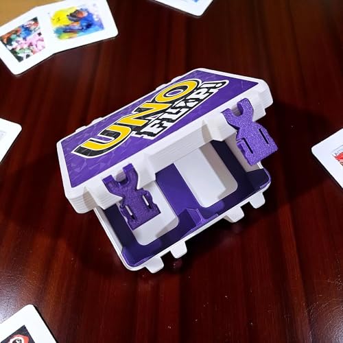 Image of Sentosa Flip Card Game Storage Box with Detachable Tray, Snap-On Locks (Double Deck Box + 1 Original Flip Cardset)