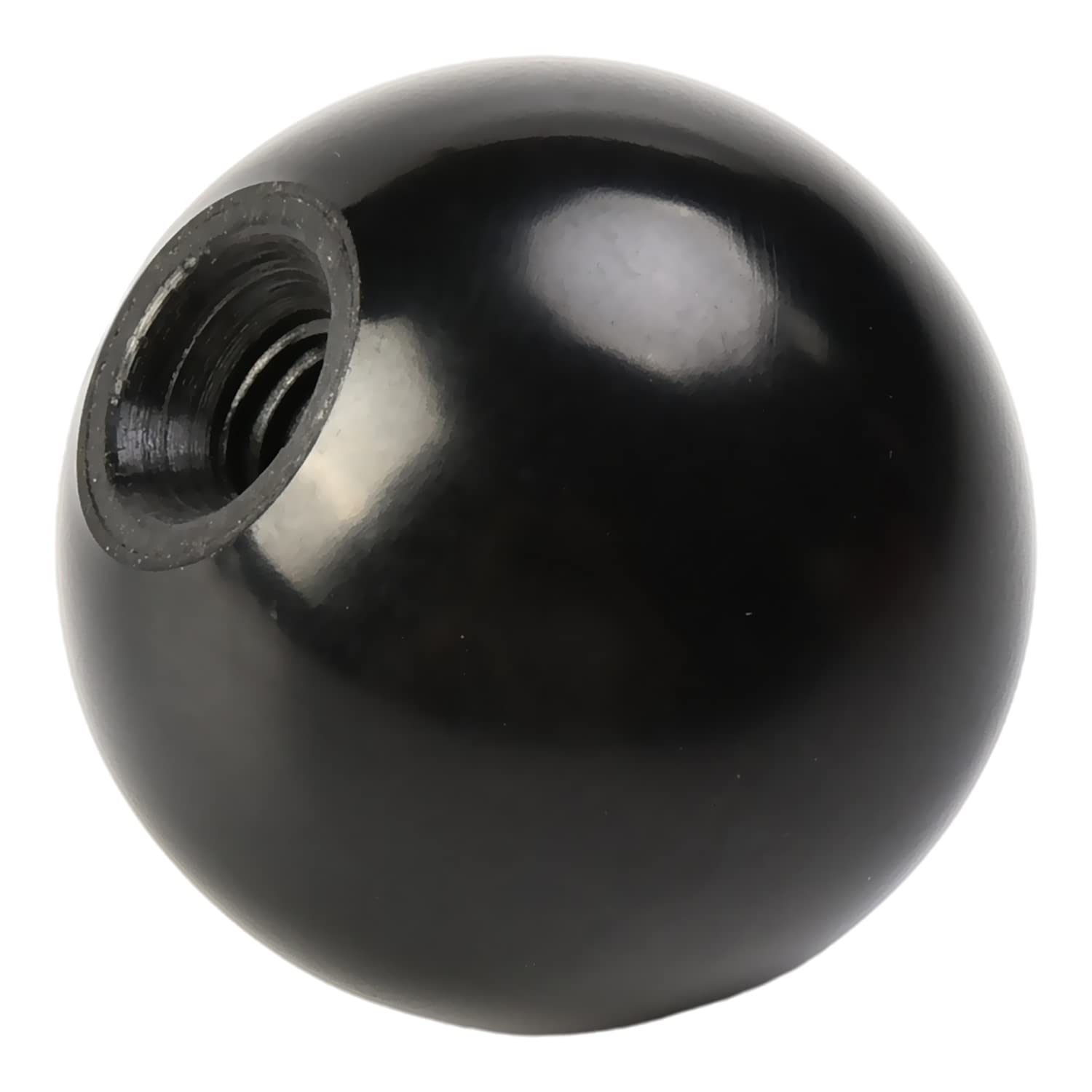 Othmro Women's Black,Copper 6Pcs Ball Lever Knobs, M6 Thread Insulated Black Ball Knob, 30Mm Diameter Bakelite Lever Knob Machine Handle Tool Replacement