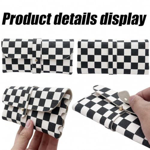 Image of Glasses storage bag Travel sunglasses myopia glasses storage bag Fashion leather storage bag