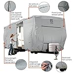Classic Accessories Over Drive PermaPRO Travel Trailer Cover, Fits 22' - 24' RVs, Camper RV Cover, Customizable Fit… - Image 3