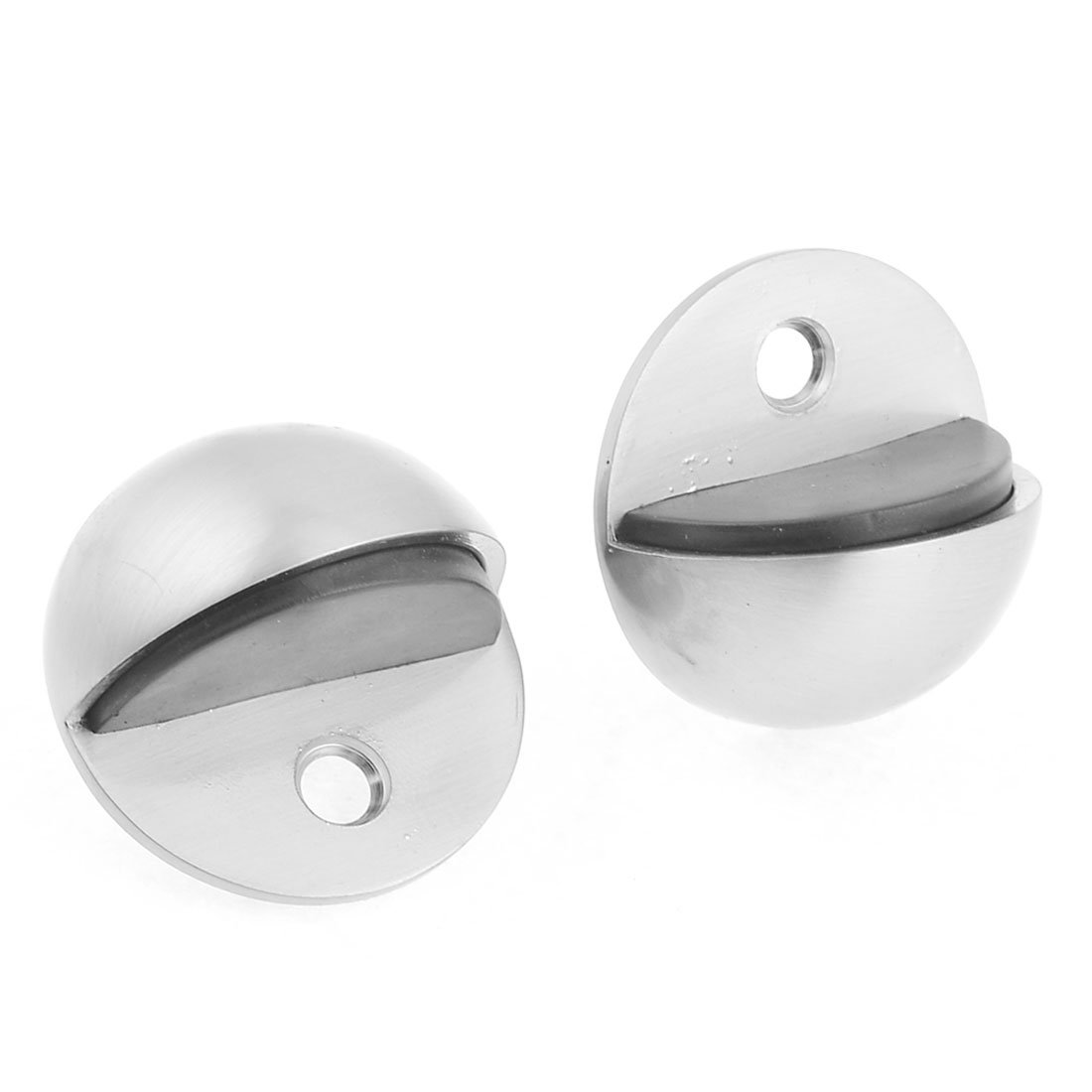 Tope de cuña de puerta para suelo, retenedor de acero inoxidable y plástico, 2 unidades
