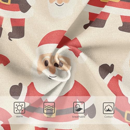 Santa Pattern Girls' Panties Comfort Underwear for Girls in Sizes 2T,3T, 4T, 5T, 6Y and 8Y3