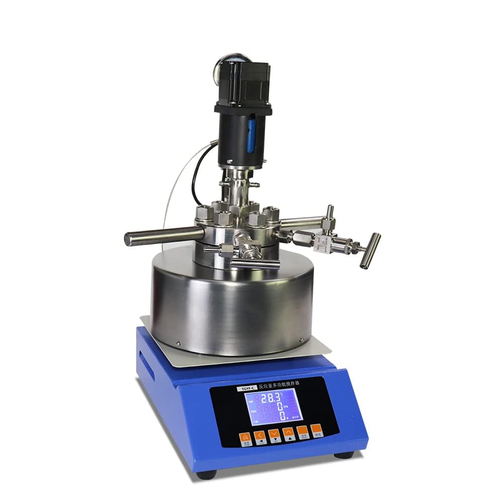 Autoclave de laboratorio de mesa de alta presión con agitador mecánico (100 ml)