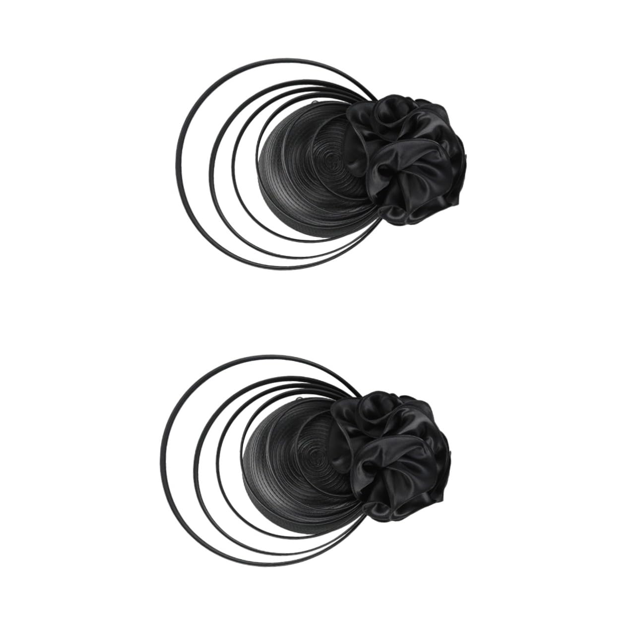 2piezas Sombrero Fascinator De Mujer Para Bodas y Fiestas Accesorio De Cabeza Elegante Para Ceremonias y Eventos Diseño Ligero y Cómodo Para Fiesta De Té y Banquetes