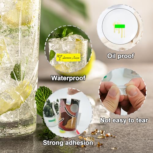 Compatible Phomemo D30 rubans d'étiquettes de 640 pièces