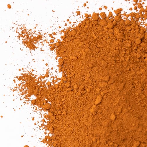 GOODTAKE Concrete Pigment, Orange Iron Oxide Powder, Concrete Cement Dye Color Pigment for Mortar, Grout, Plaster, Tile,Colorant,Paint,Manually Paving (Orange, 2 Pounds)