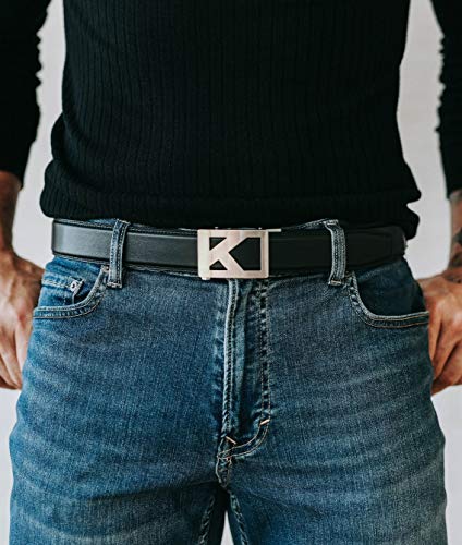 KORE Titanium Track Belts | “Tribute” Buckle & Pebble-Grain Belt2