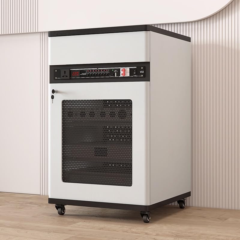 Comodo cassetto portaoggetti in legno: dotato di un cassetto in legno integrato, questo rack audio offre spazio aggiuntivo per cavi e accessori, garantendo che lo spazio rimanga nizzato. Ideale per un home theater o uno studio, questo rack HiFi funge da armadio rack audio elegante e funzionale, migliorando la tua esperienza di intrattenimento.