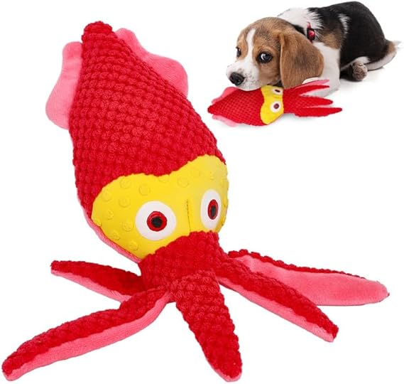 Pet Supplies Wunive Octopus Dog Toys,Squeaky Dog Toys,Plush Dog Toys