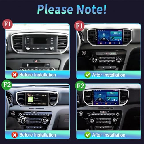 Pantalla Carplay para KIA Sportage 4 con Android Auto inalámbrico y 64G 2