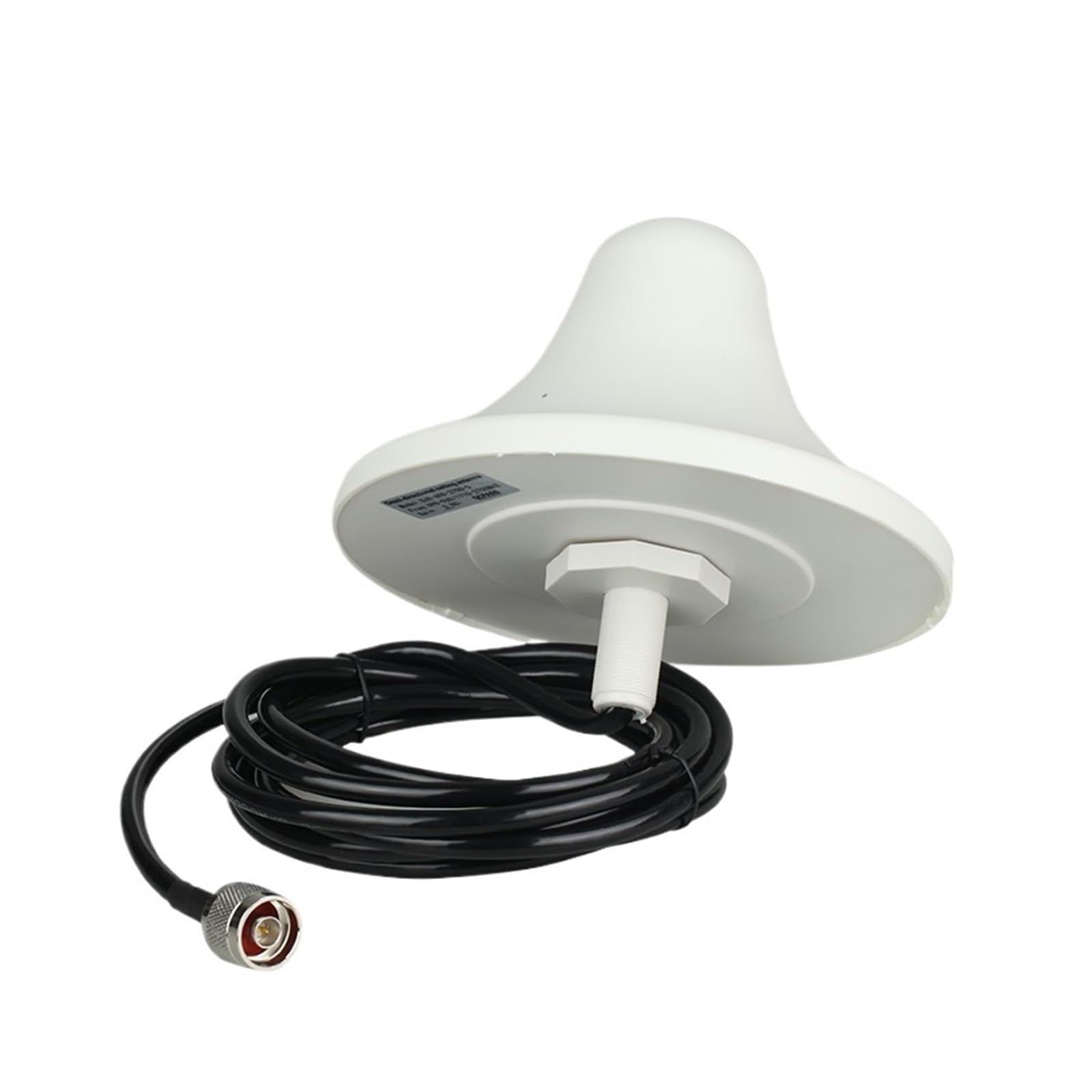 Antena Sufitowa Wewnętrzna 2G 3G 4G LTE 698-2700MHz UMTS Z Kablem 5m, Złączem Męskim N, Wzmacniaczem Sygnału Telefonicznego I Antenowym Szerszy zasięg(With 5M Cable)