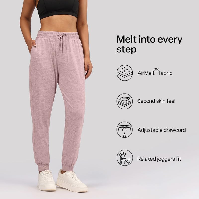 Image of BlissClub AirMelt Joggers | Cuffed Bottom Hem | Classic Joggers Design | Adjustable Drawcord | 2 Roomy Pockets | Cool-to-Touch Fabric | Weightless