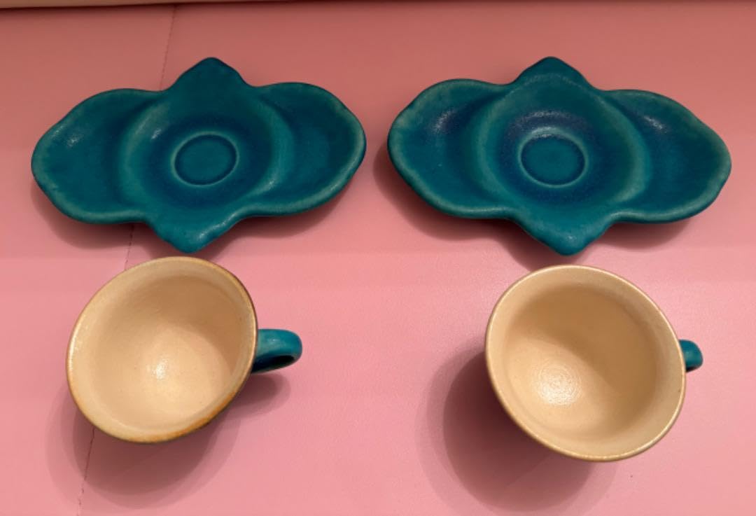 大嶺工房のカップ&ソーサー2客セット