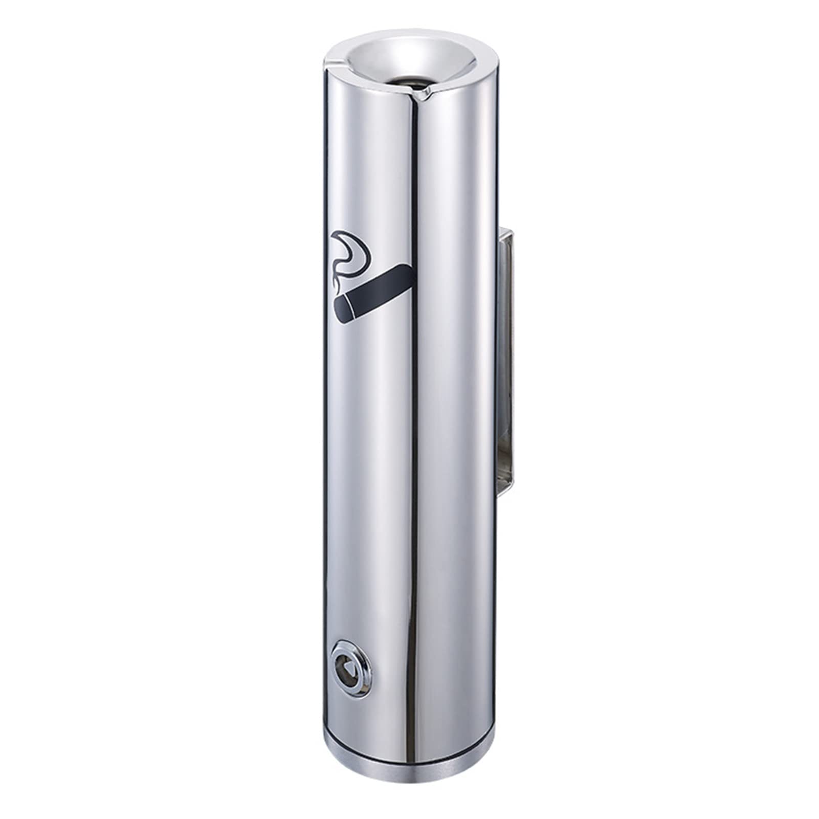 JYHHGDS Wall Ashtray for Outside, Stainless Steel Outdoor Cigarette Ashtray Public Smokeless Ash Tray Lockable