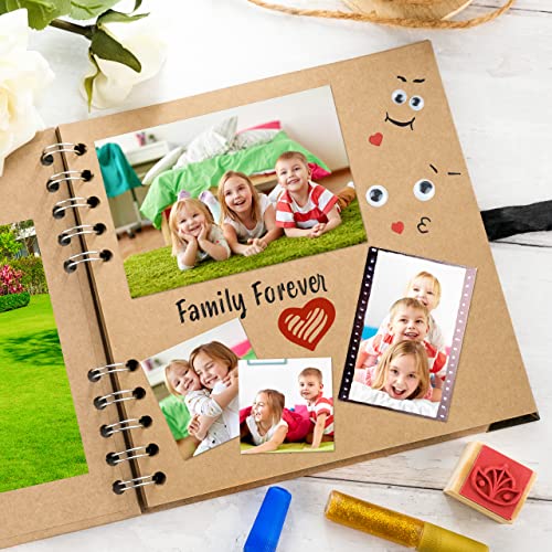 image for Bstorify Square Scrapbook Photo Albums 36 Pages (7 x 7 inch) Brown Thi