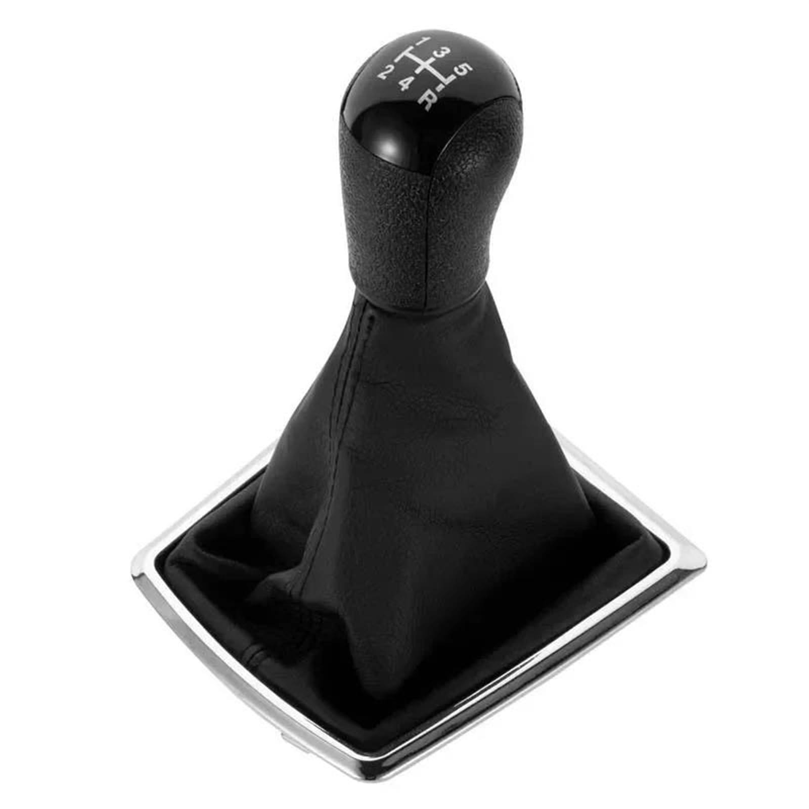 FSOZDBBPL Automotive Parts for Ford for Focus 2 for Mondeo MK2 2005 2006 2007 2008 Car Styling Gear Shift Knob Lever Gaitor Shifter Boot Cover Case(Black)