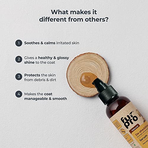 Image of Natural Dog Serum - Manuka Honey & Oatmeal | Controls Hairfall, Soothes Itchiness & Inflammation | Hydrates, Softens & Adds Shine | for All Breeds - 100ml