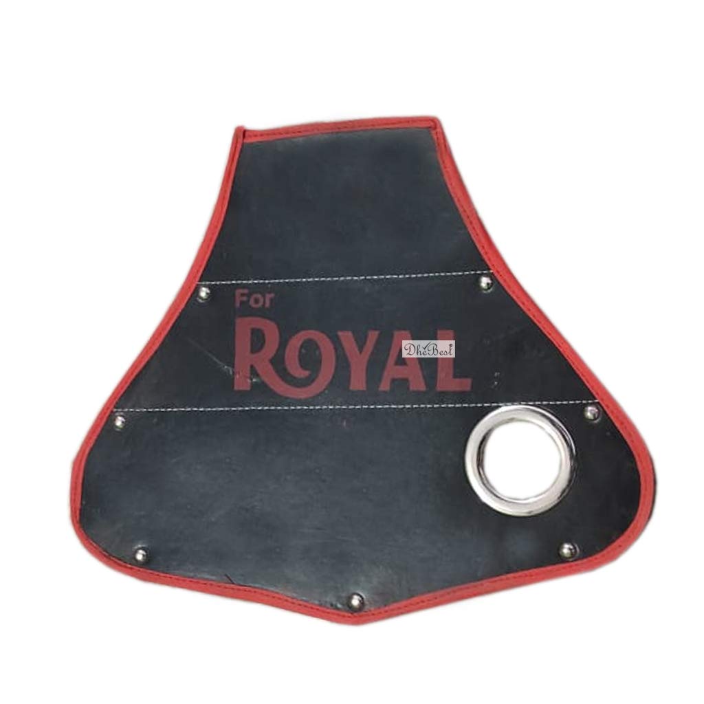 Dhe Best Bike 2R Rear Customized Universal Mud Flap with Silencer Hole Mudflap Compatible with RE Electra Deluxe