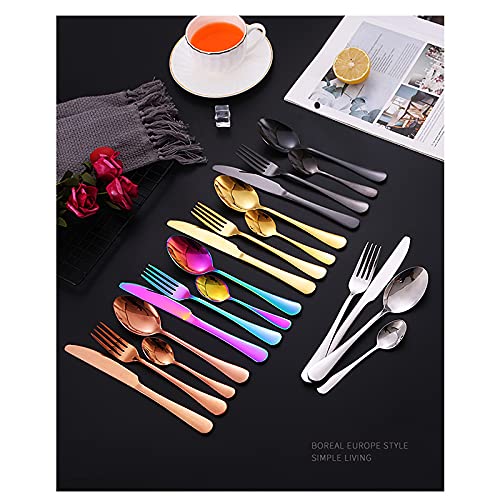 Set Di 5 Utensili Da Portata In Oro Opaco | Acciaio Inox | Per Buffet E Tavola | Lavabile In Lavastoviglie - Foto 5