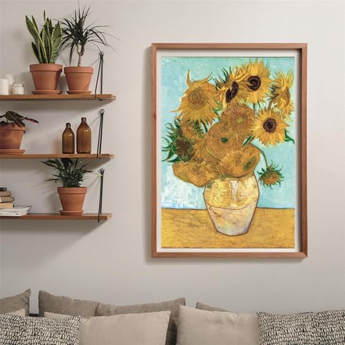 Puzzle Compact 1000 pièces : Van Gogh Tournesols Clementoni Puzzles - vue 6
