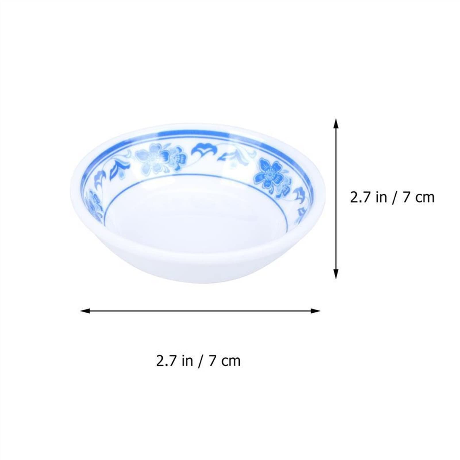 Dipschalen 6 stücke Tauchschale Sauce Platten Wiederverwendbare Sauce Container Küche Kleine Tauchschale for Restaurant Home Snackschalen (Color : Lucky Bamboo)