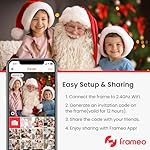 15.6'' Digital Picture Frame with 1920x1080 IPS Touch Screen, 32GB Frameo WiFi Digital Photo Frame, Share Photos/Videos and Send Best Wishes via Free App - Image 5